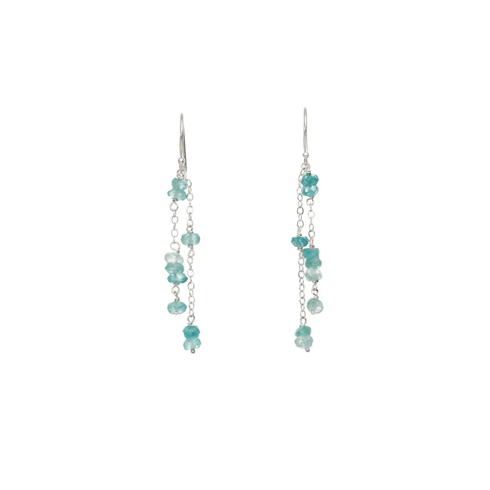 Short Rondelle Chain Earrings - Select Styles Only sold by Catherine Weitzman Jewelry product image thumbnail 3