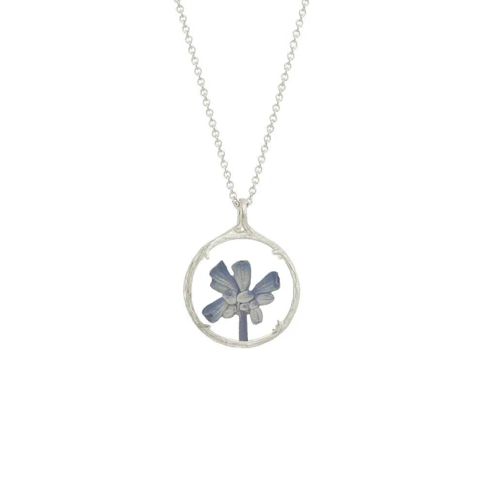 Small Blue Salvia Necklace - Gold Plate Only sold by Catherine Weitzman Jewelry product image thumbnail 2