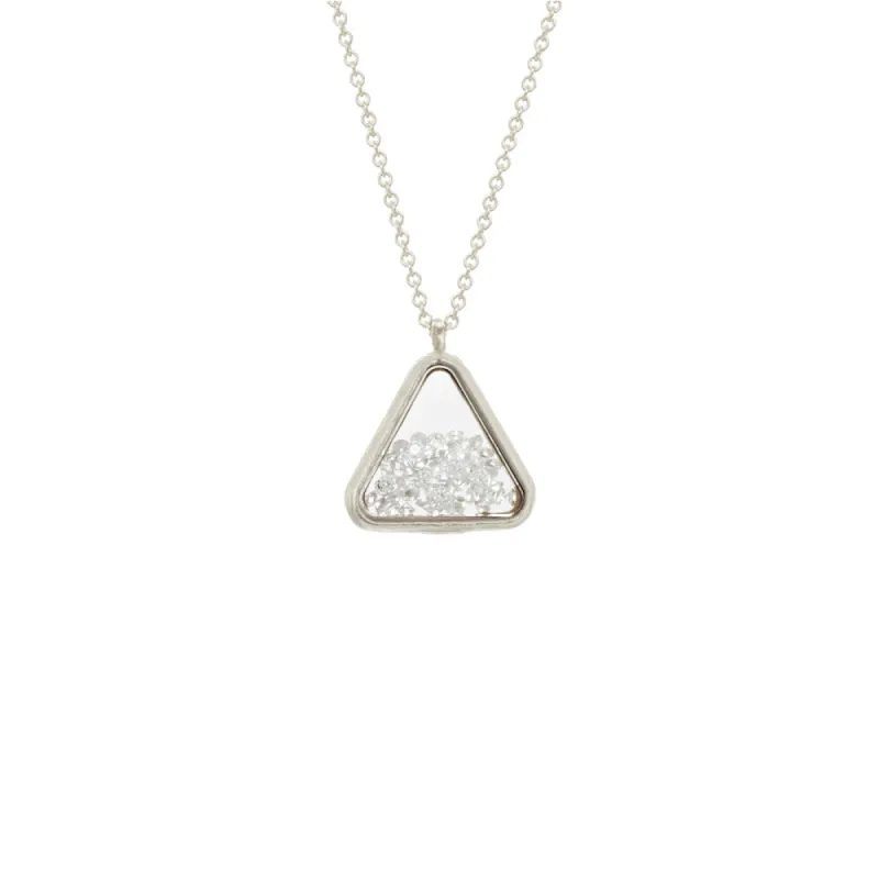 Small Triangle Shaker Necklace sold by Catherine Weitzman Jewelry