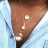 Mini Shaker Necklace w/White Crystals sold by Catherine Weitzman Jewelry