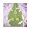 Mini Shaker Necklace w/White Crystals sold by Catherine Weitzman Jewelry