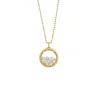 Mini Shaker Necklace w/White Crystals sold by Catherine Weitzman Jewelry