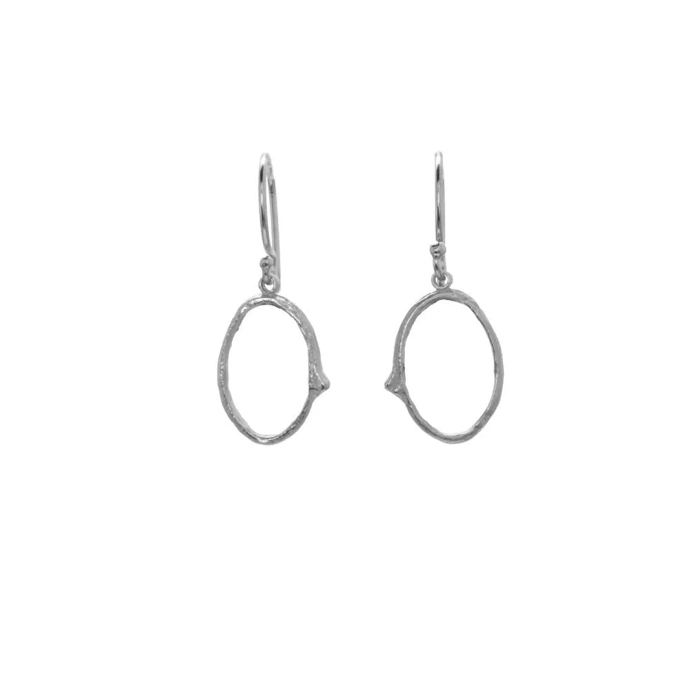 Mini Oval Branch Earrings sold by Catherine Weitzman Jewelry product image thumbnail 2