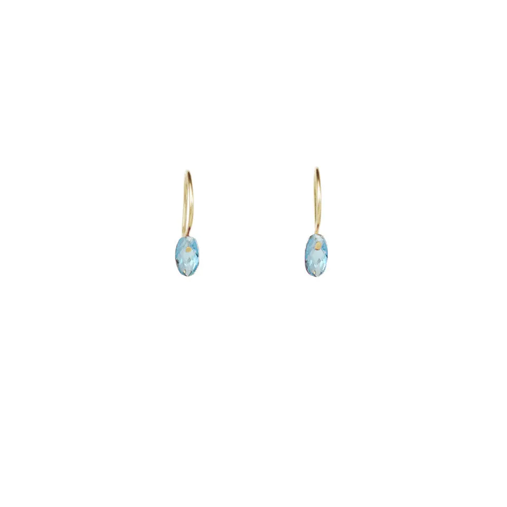 Oval Gemstone Earrings - Select Styles Only sold by Catherine Weitzman Jewelry