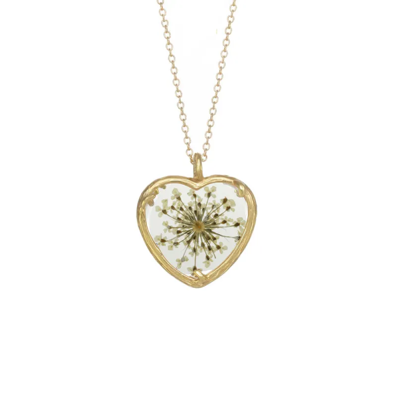 Botanical Heart Necklace - Selected Styles Only sold by Catherine Weitzman Jewelry