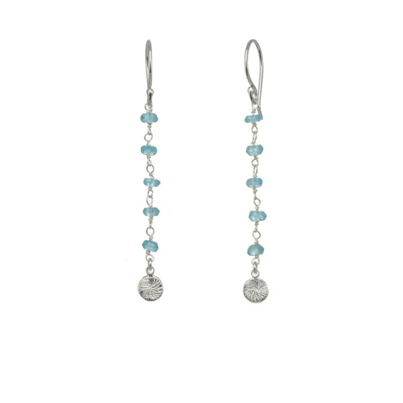 5 Rondelle Drop and Koa Charm Earrings sold by Catherine Weitzman Jewelry