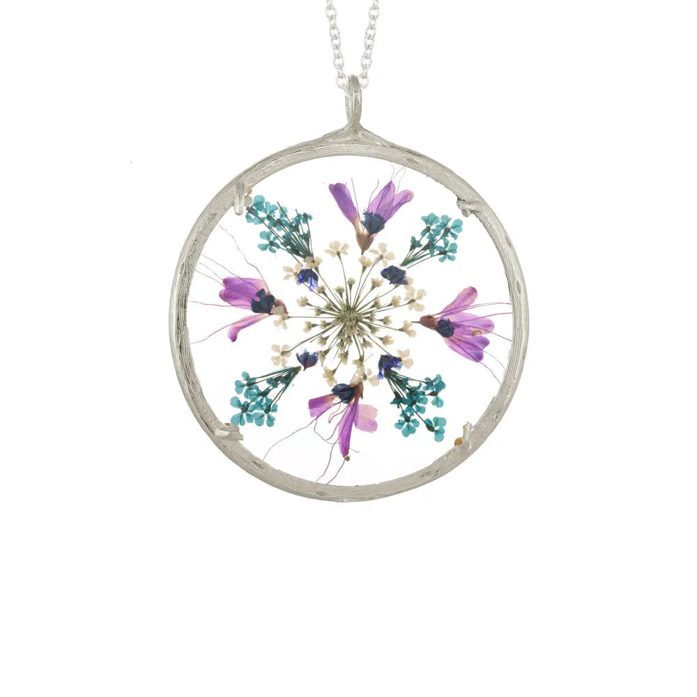 Extra Large Flower Mandala Necklace sold by Catherine Weitzman Jewelry product image thumbnail 2