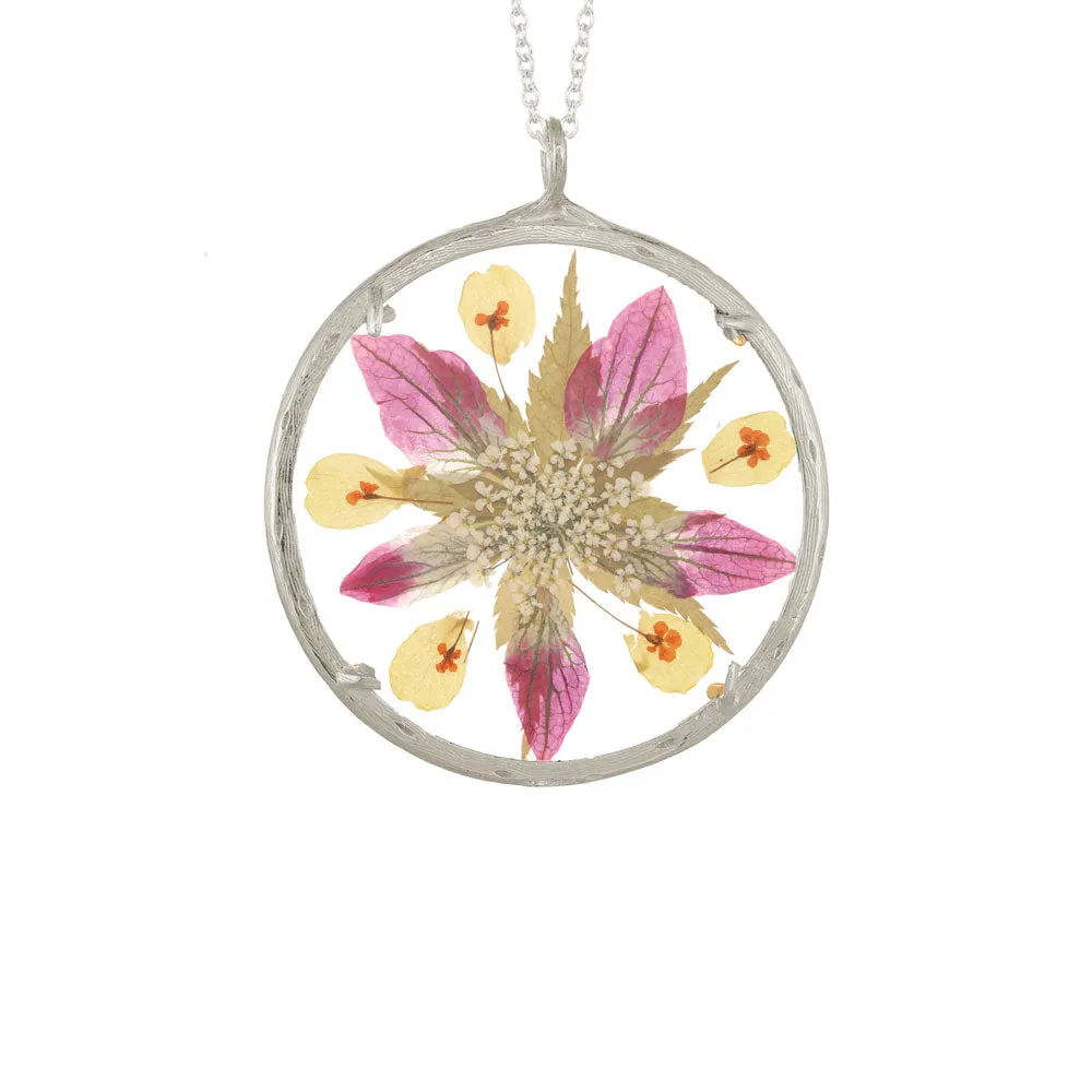 Extra Large Flower Mandala Necklace sold by Catherine Weitzman Jewelry product image thumbnail 5