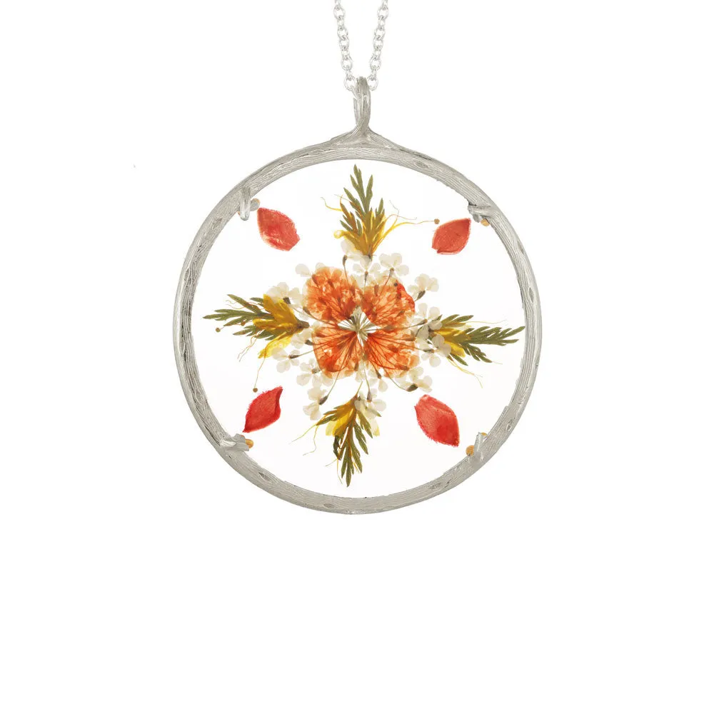 Extra Large Flower Mandala Necklace sold by Catherine Weitzman Jewelry product image thumbnail 4