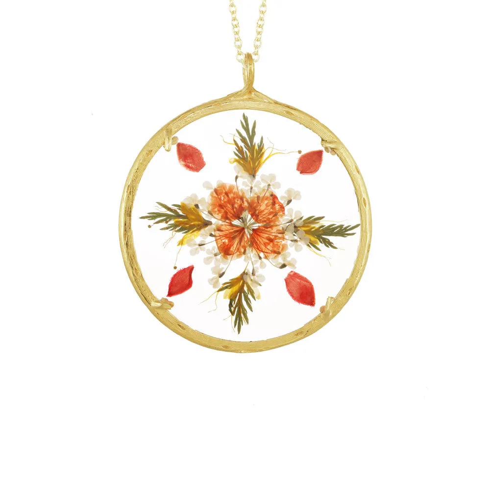 Extra Large Flower Mandala Necklace sold by Catherine Weitzman Jewelry product image thumbnail 3