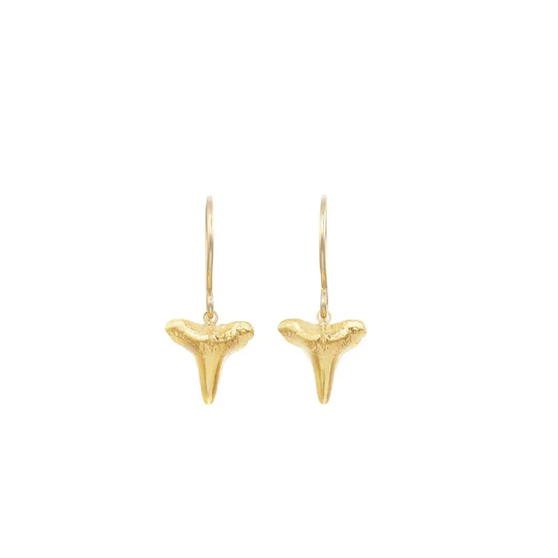 Small Shark Tooth Earrings sold by Catherine Weitzman Jewelry