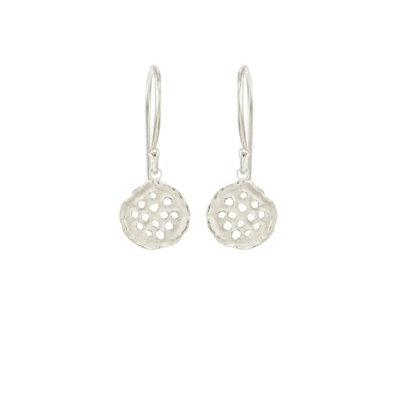 Mini Lotus Earrings sold by Catherine Weitzman Jewelry
