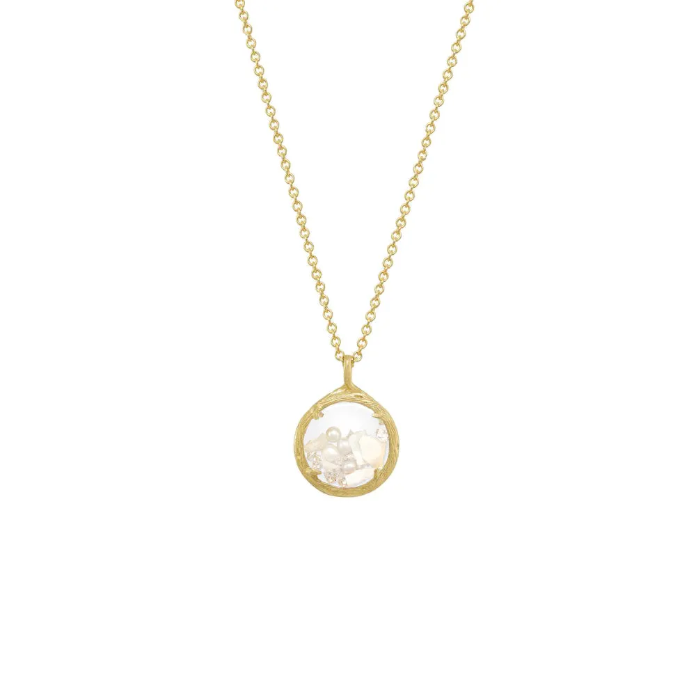 Mini Birthstone Shaker Necklace | Handmade Hawaii sold by Catherine Weitzman Jewelry product image thumbnail 5