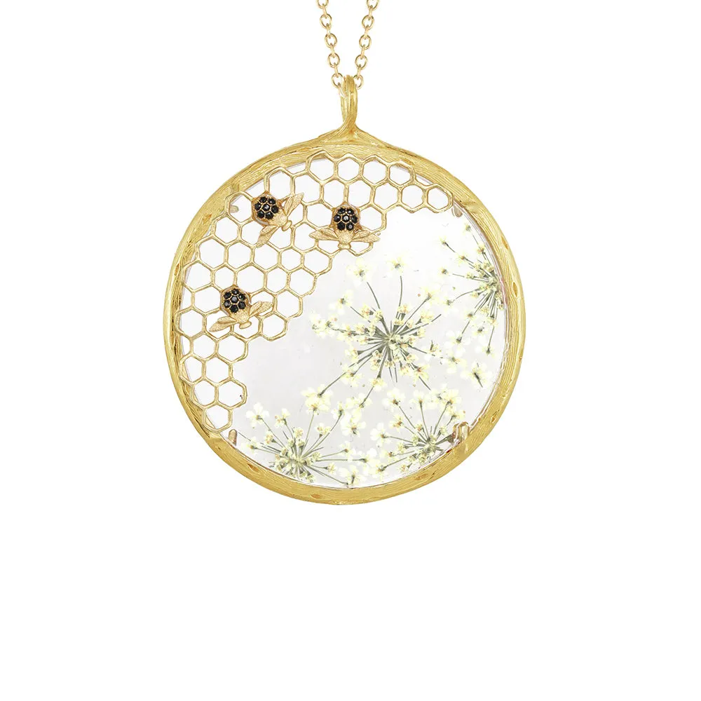 Extra Large Honeycomb Necklace sold by Catherine Weitzman Jewelry product image thumbnail 4