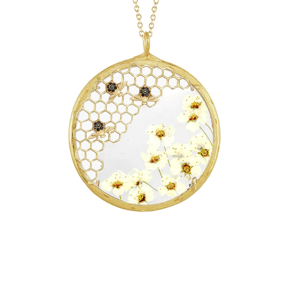 Extra Large Honeycomb Necklace sold by Catherine Weitzman Jewelry product image thumbnail 3