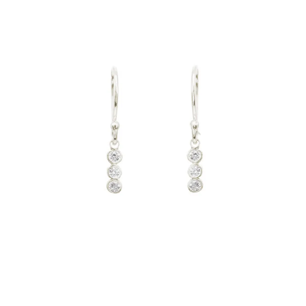 Short Seed Pod Solitaire Earrings sold by Catherine Weitzman Jewelry product image thumbnail 2