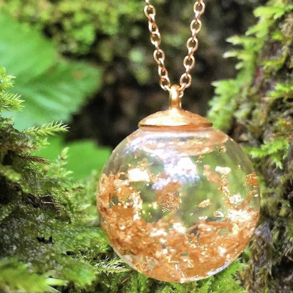 Large Globe Necklace sold by Catherine Weitzman Jewelry product image thumbnail 5