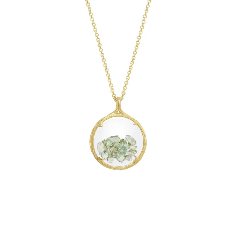 Small Birthstone Shaker Necklace sold by Catherine Weitzman Jewelry
