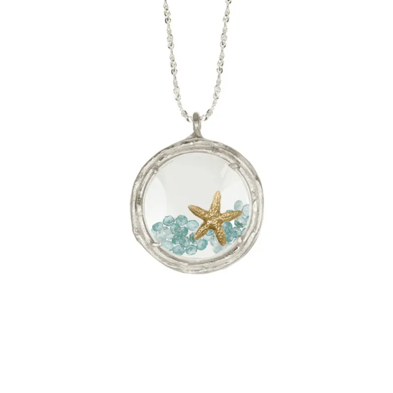 Large Glass Branch Locket made by Catherine Weitzman Jewelry