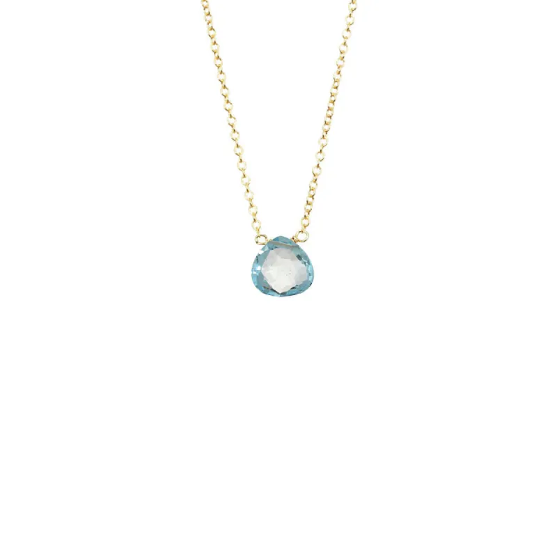 Simple Gemstone Necklace sold by Catherine Weitzman Jewelry