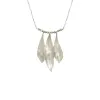 Triple Olive Leaf Necklace sold by Catherine Weitzman Jewelry