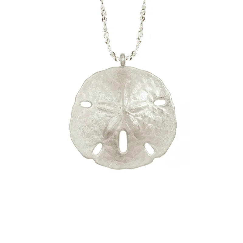 Extra Large Sand Dollar Necklace sold by Catherine Weitzman Jewelry