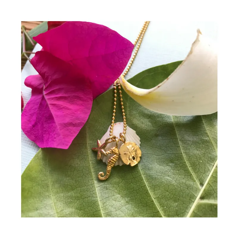 Mini Sealife Charm Necklace sold by Catherine Weitzman Jewelry product image thumbnail 2