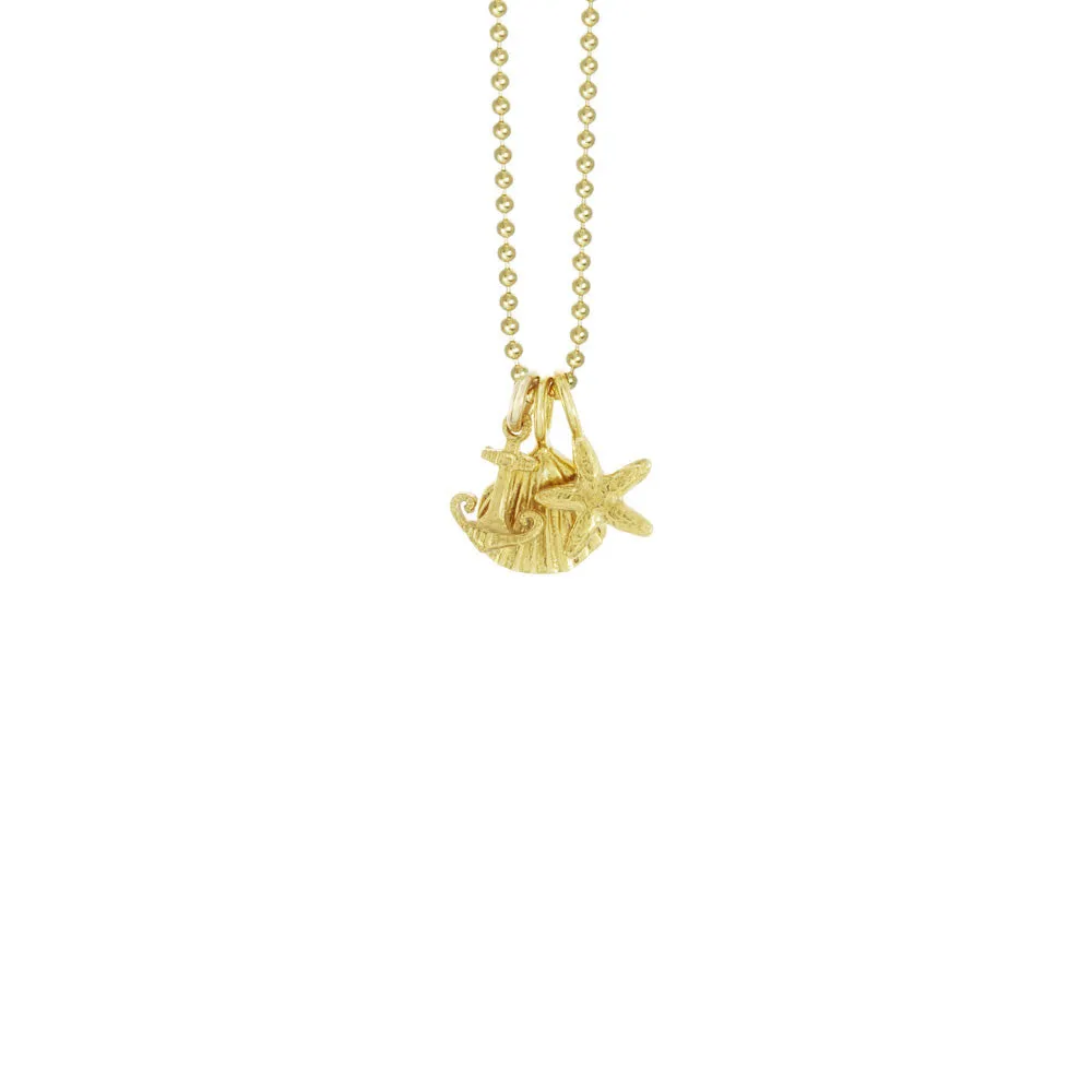 Mini Nautical Charm Necklace sold by Catherine Weitzman Jewelry product image thumbnail 3