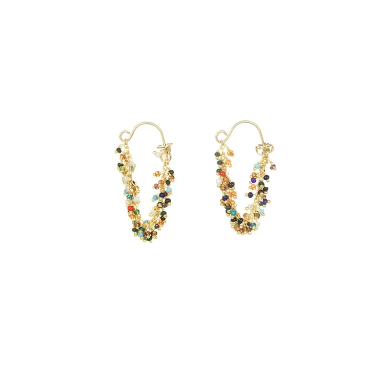 Fringe Hoop Earrings sold by Catherine Weitzman Jewelry