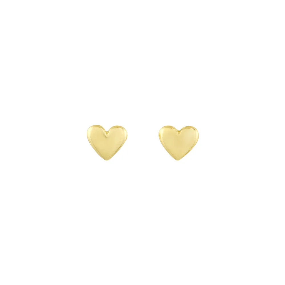 Heart Stud Earrings sold by Catherine Weitzman Jewelry