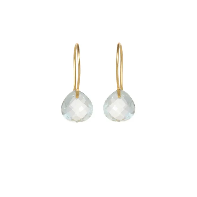 Teardrop Gemstone Earrings sold by Catherine Weitzman Jewelry
