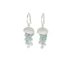 Hawaiian Jellyfish Earrings - Real Sea Urchin with Gemstones sold by Catherine Weitzman Jewelry
