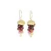 Hawaiian Jellyfish Earrings - Real Sea Urchin with Gemstones sold by Catherine Weitzman Jewelry