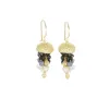Hawaiian Jellyfish Earrings - Real Sea Urchin with Gemstones sold by Catherine Weitzman Jewelry