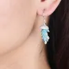 Hawaiian Jellyfish Earrings - Real Sea Urchin with Gemstones sold by Catherine Weitzman Jewelry