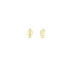 Plumeria Leaf Stud Earrings sold by Catherine Weitzman Jewelry