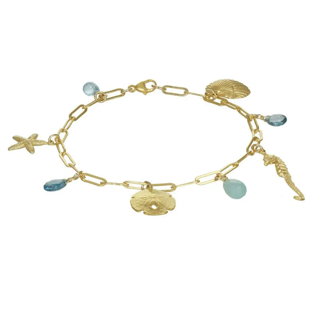 Sealife Charm Bracelet sold by Catherine Weitzman Jewelry product image thumbnail 4