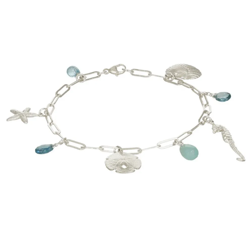 Sealife Charm Bracelet sold by Catherine Weitzman Jewelry