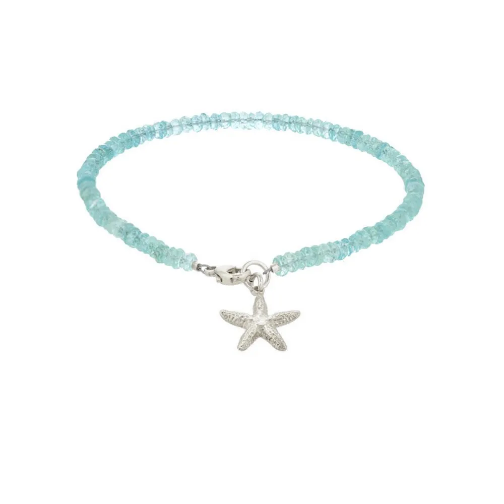 Aquamarine Starfish Bracelet sold by Catherine Weitzman Jewelry product image thumbnail 5