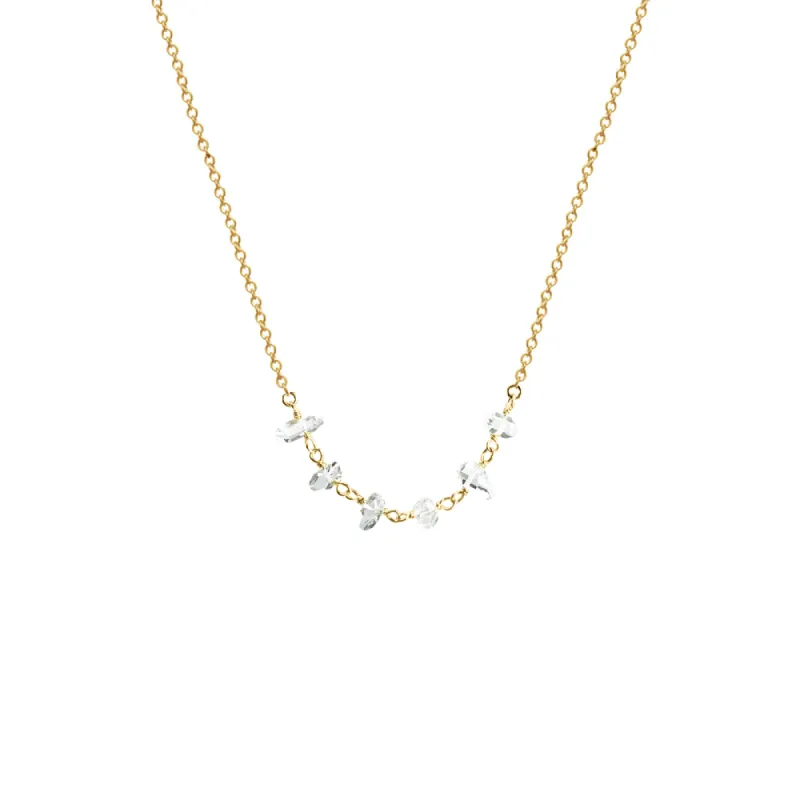 Herkimer on Chain Necklace sold by Catherine Weitzman Jewelry