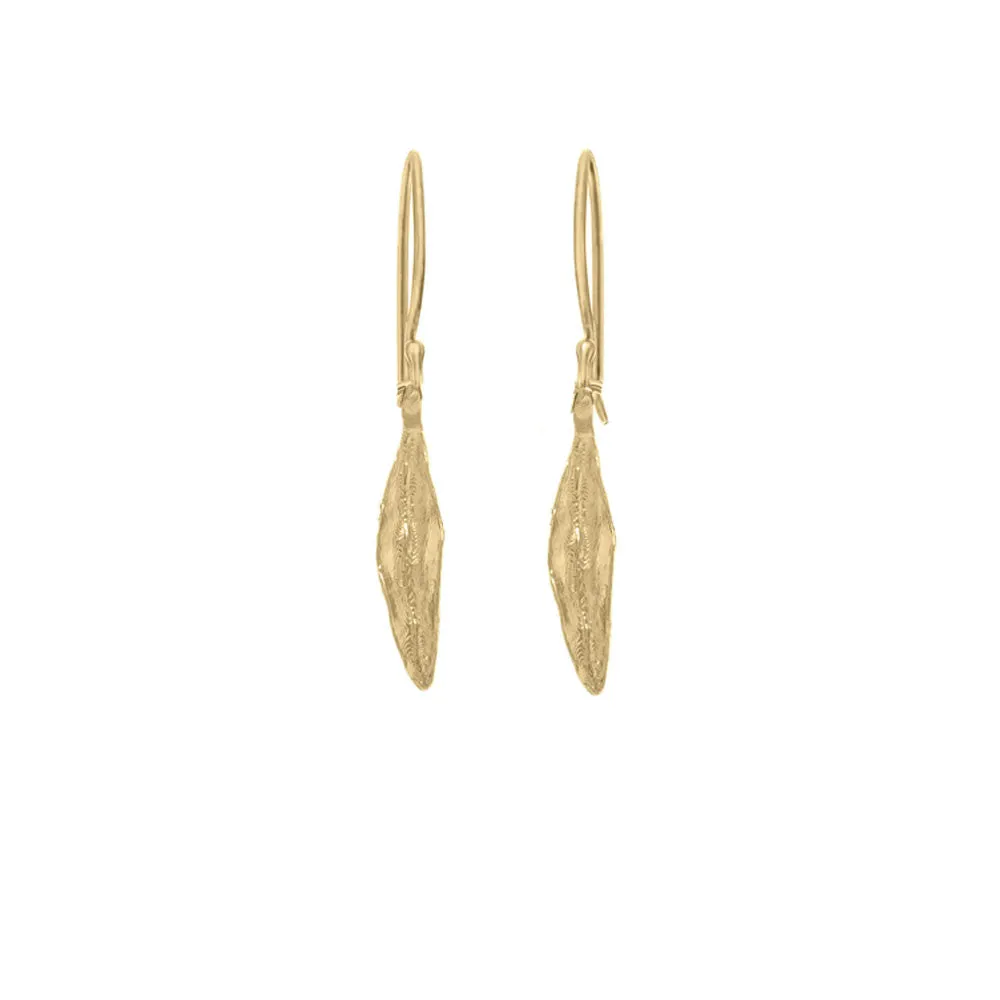 Mini Olive Leaf Earrings sold by Catherine Weitzman Jewelry