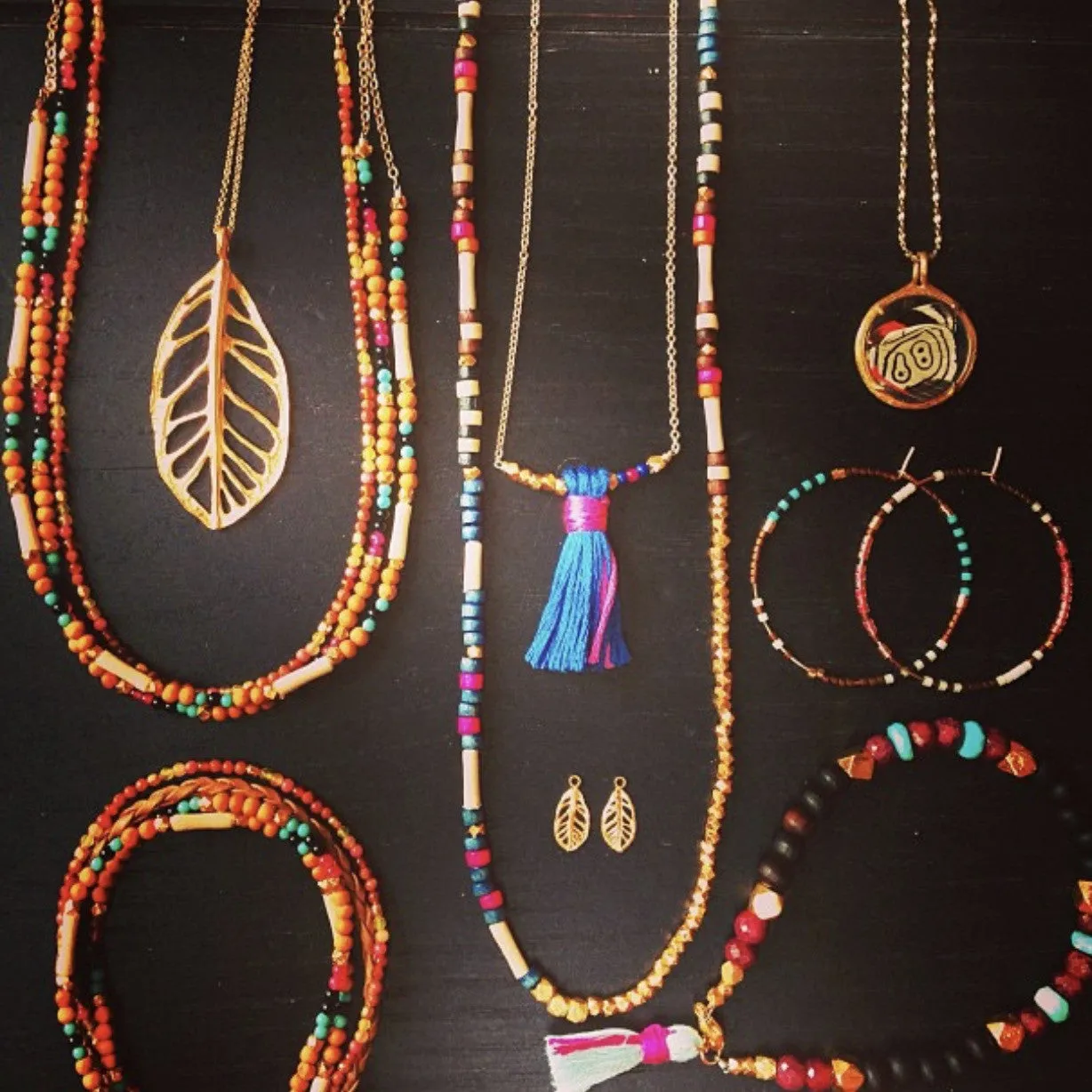 mini plumeria earrings sold by Catherine Weitzman Jewelry product image thumbnail 4