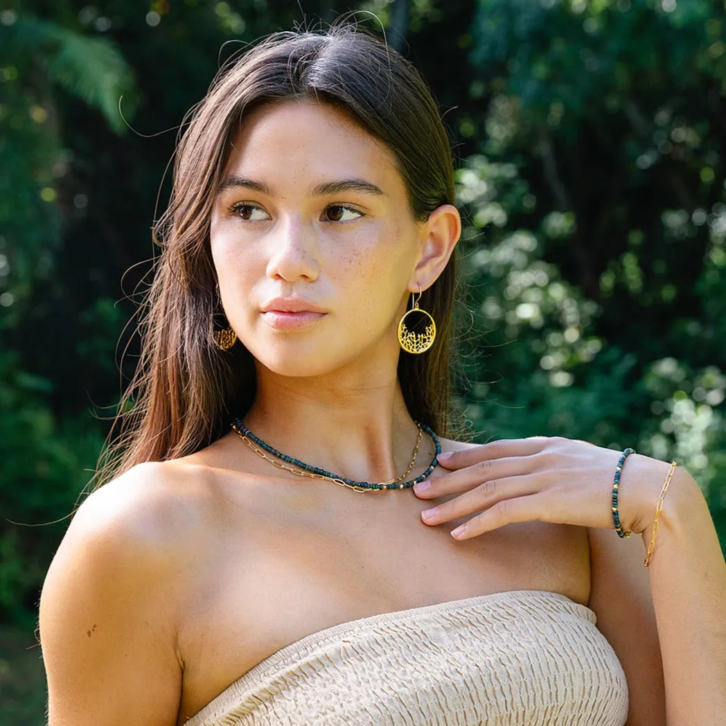 Black Opal and Seed Pods Necklace sold by Catherine Weitzman Jewelry product image thumbnail 3