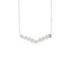 Wide Chevron Seed Pod Solitaire Necklace sold by Catherine Weitzman Jewelry