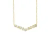 Wide Chevron Seed Pod Solitaire Necklace sold by Catherine Weitzman Jewelry