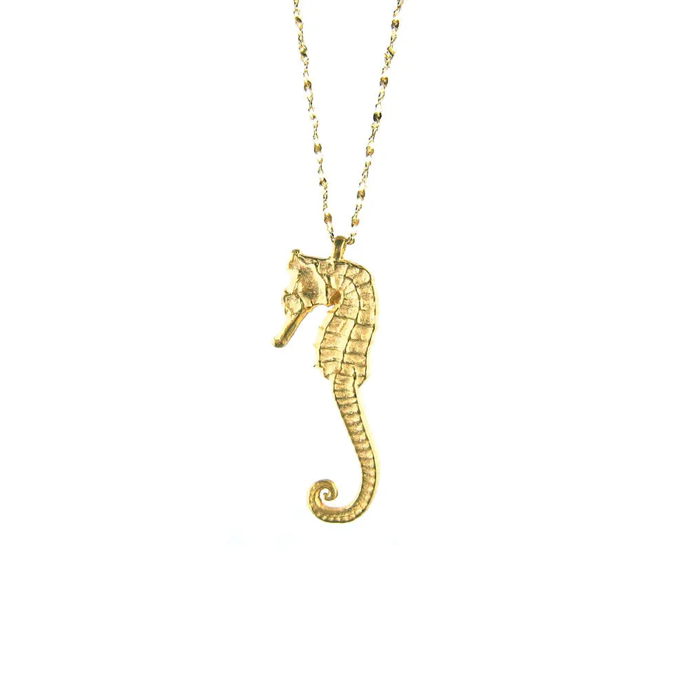 Medium Seahorse Necklace sold by Catherine Weitzman Jewelry