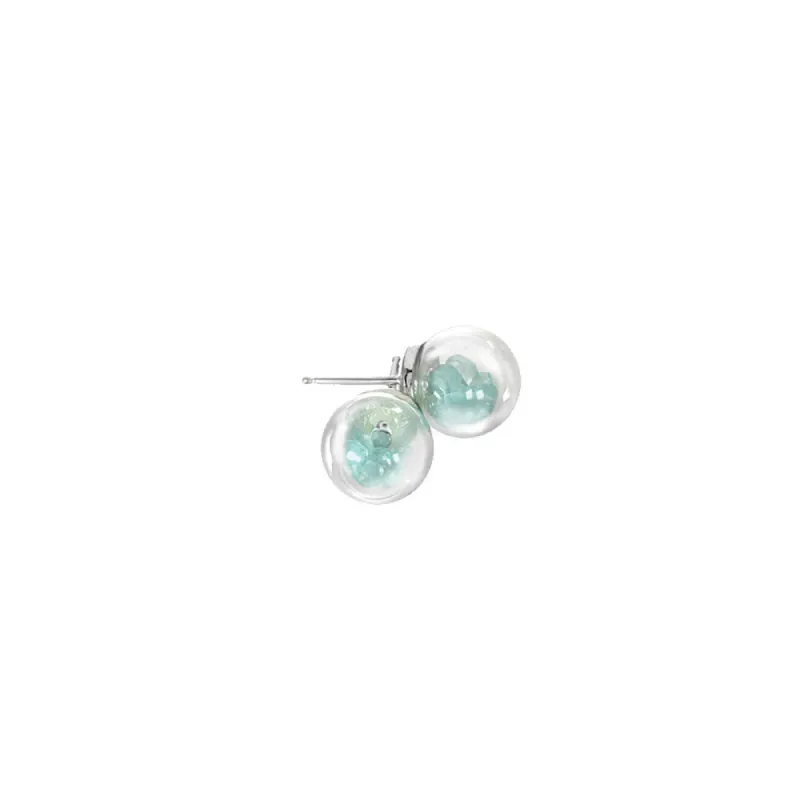 Mini Globe Stud Earrings sold by Catherine Weitzman Jewelry