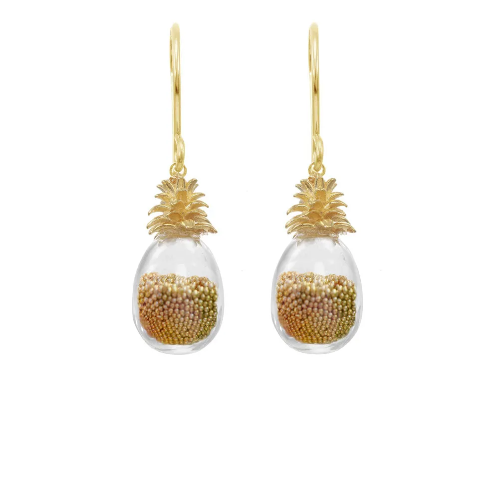 Pineapple Shaker Earrings sold by Catherine Weitzman Jewelry product image thumbnail 5