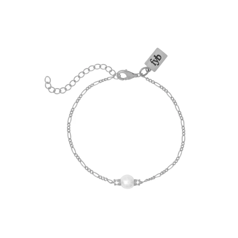 ODETTE PEARL BRACELET SILVER sold by FYB JEWELRY