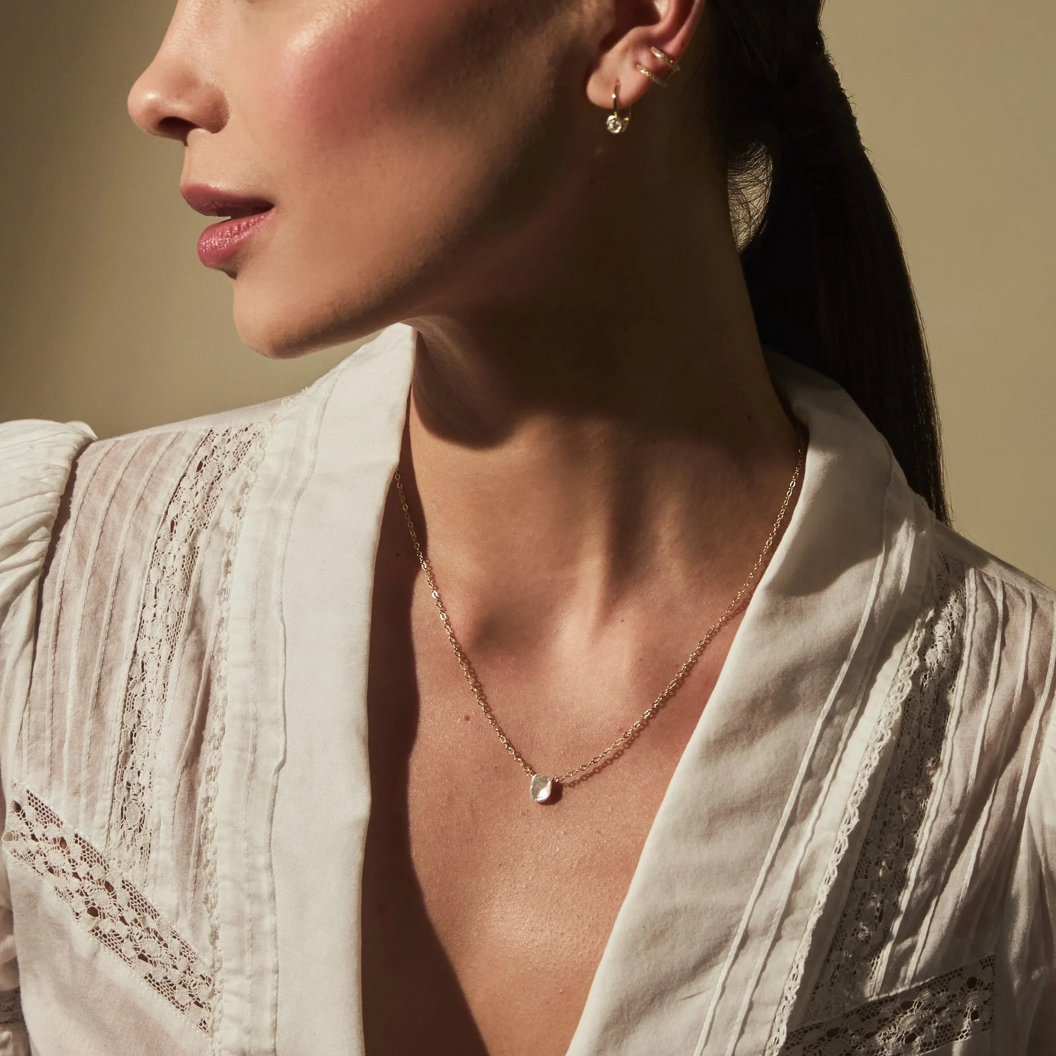 KESHI PEARL NECKLACE GOLD sold by FYB JEWELRY product image thumbnail 2